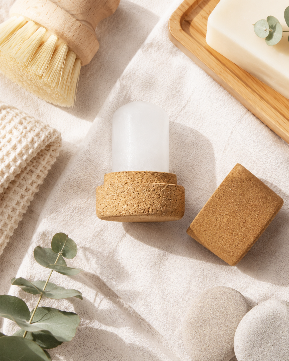kremsi Doğal Mineral Deodorant