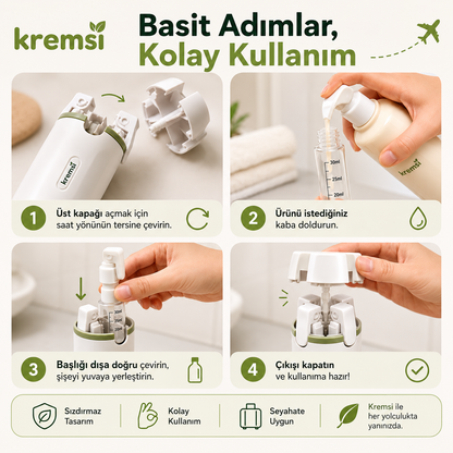 Krem Organizer 4'ü 1 Arada