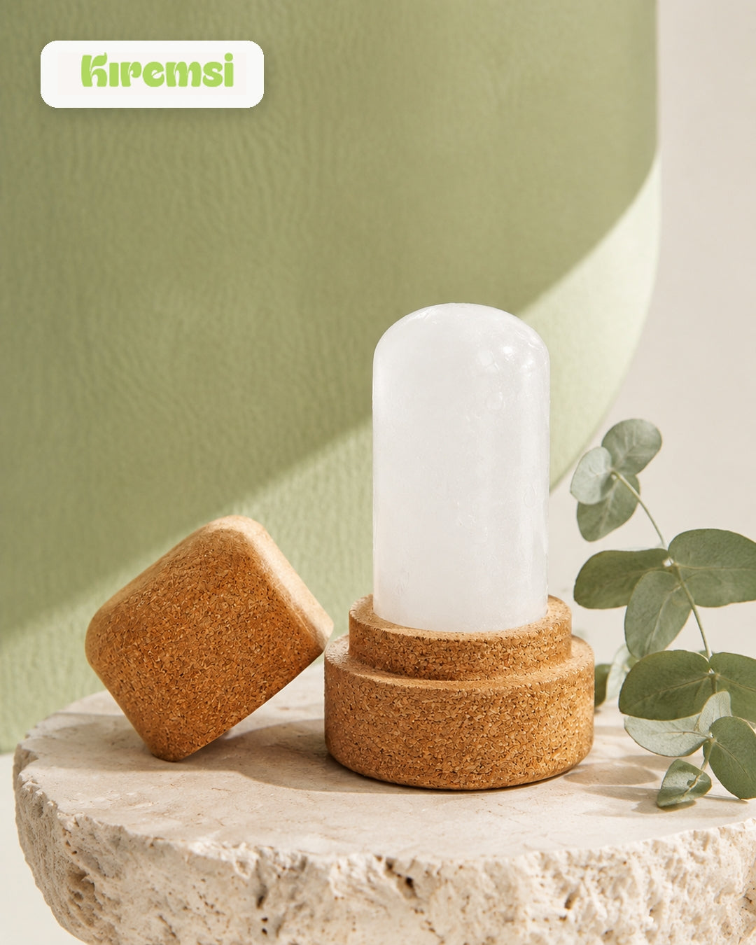 kremsi Doğal Mineral Deodorant